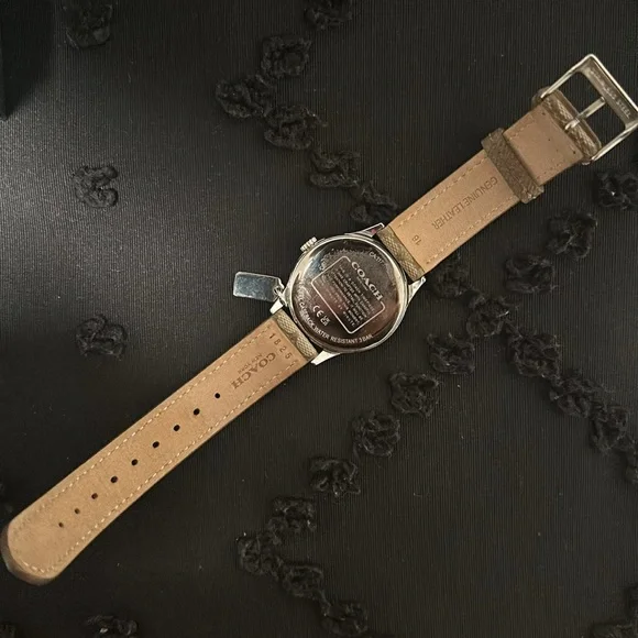 Coach Watch with Taupe Strap and Silver Dial - Picture 6 of 7